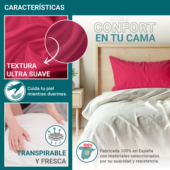 FUNDA ALMOHADA-CUADRANTES CEREZA 135 CM image 3