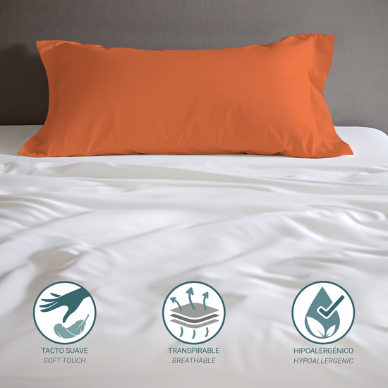 FUNDA ALMOHADA-CUADRANTES NARANJA 105 CM image 1