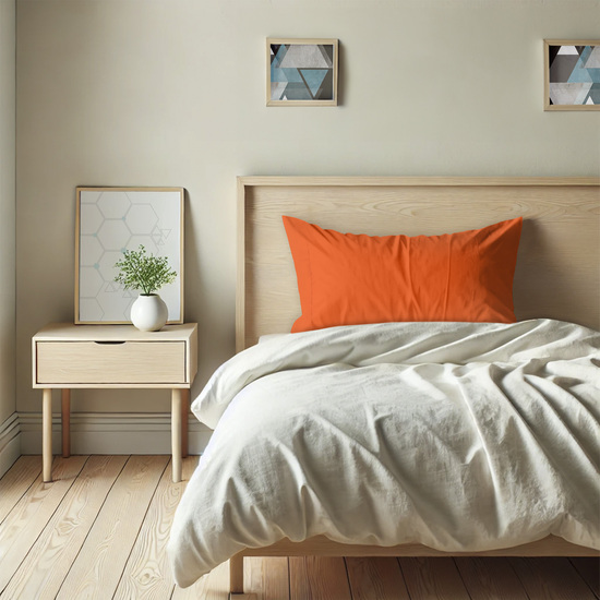 FUNDA ALMOHADA-CUADRANTES NARANJA 50X75 CM PACK 2 image 5