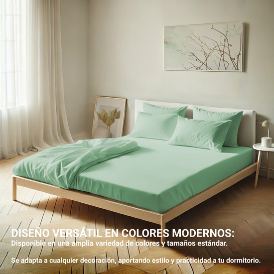 FUNDA ALMOHADA-CUADRANTES VERDE 45X85 CM PACK 2 image 6