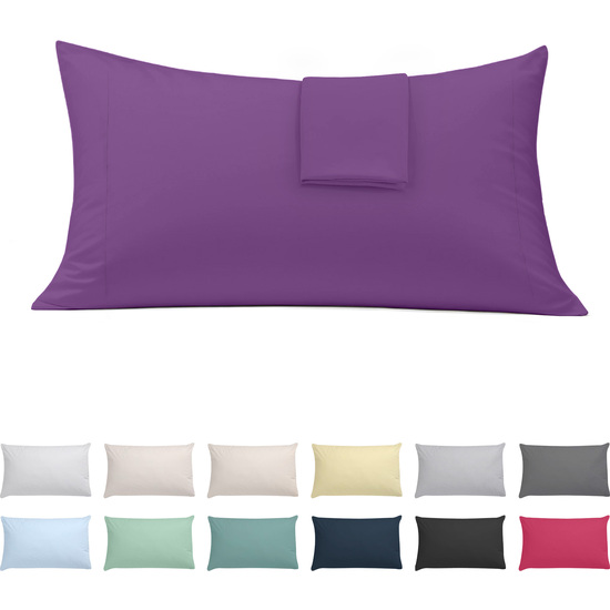FUNDA ALMOHADA-CUADRANTES LILA 50X75 CM PACK 2 image 0