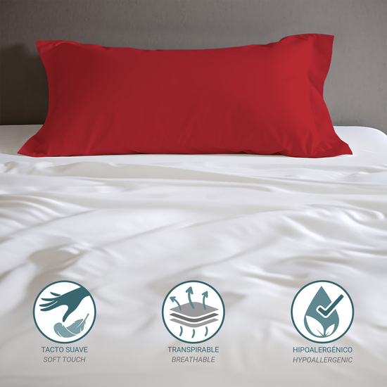 FUNDA ALMOHADA-CUADRANTES ROJO 50X75 CM PACK 2 image 1