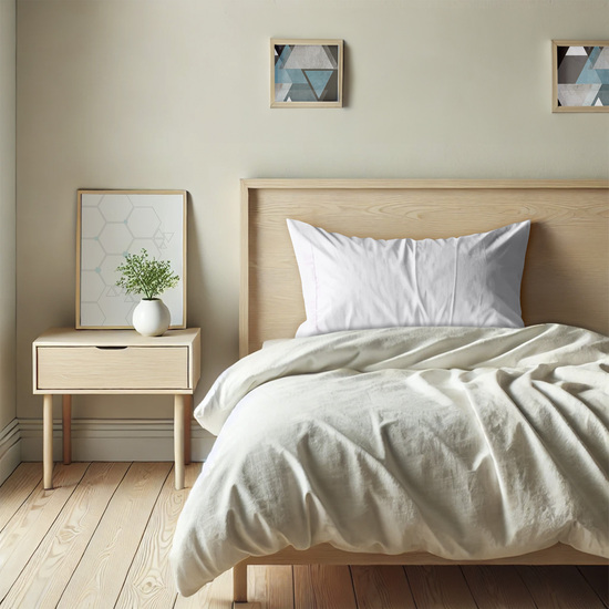 FUNDA ALMOHADA-CUADRANTES BLANCO 45X100 CM PACK 2 image 5