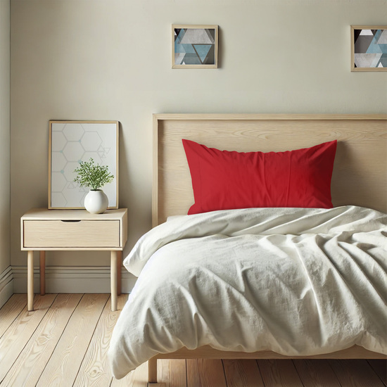 FUNDA ALMOHADA-CUADRANTES ROJO 45X100 CM PACK 2 image 5