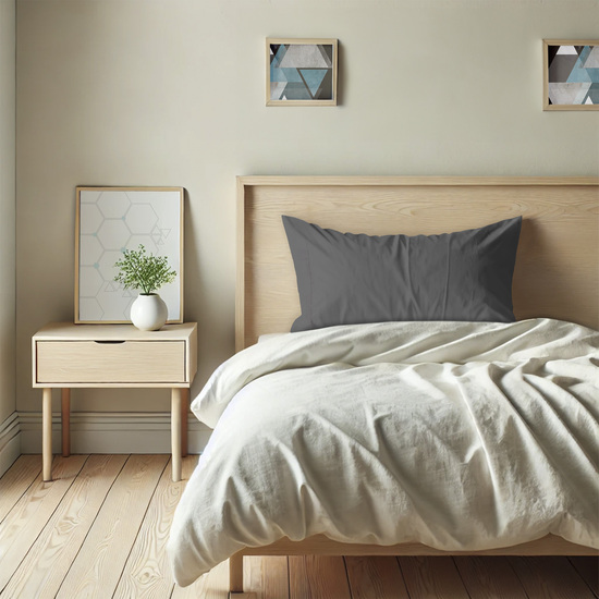 FUNDA ALMOHADA-CUADRANTES ANTRACITA 45X100 CM PACK 2 image 5