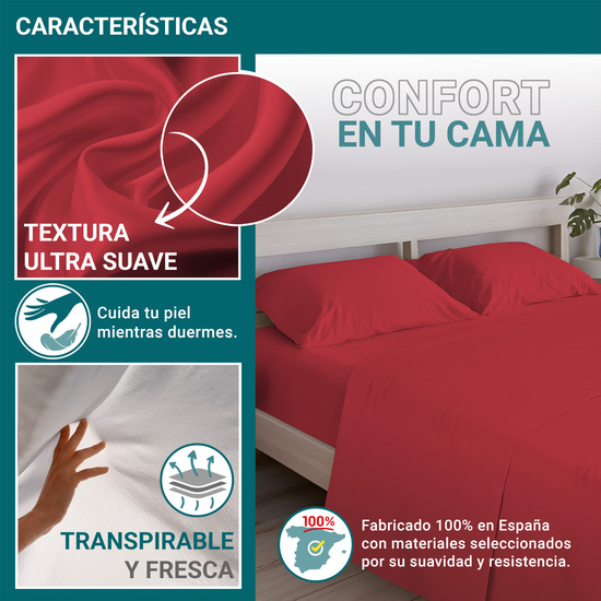 JUEGOS DE SABANAS ROJO 80 CM image 4