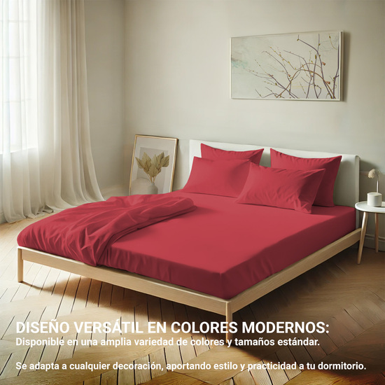 JUEGOS DE SABANAS ROJO 80 CM image 6