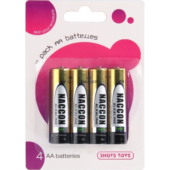 4 PACK AA BATTERIES image 0