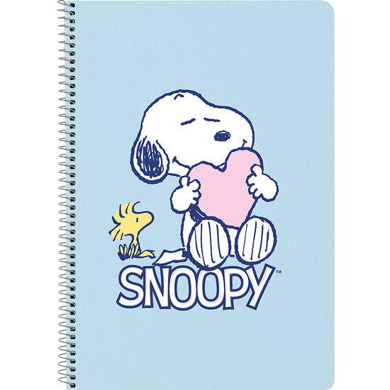 LIBRETA FOLIO 80 H. TAPAS DURAS 1DISEÑO SNOOPY "LOVE" image 0