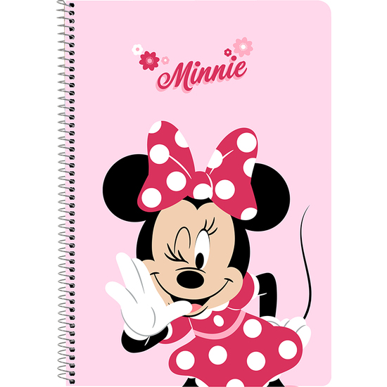 LIBRETA FOLIO 80 H. TAPAS DURAS MINNIE MOUSE "NAIVE" image 0