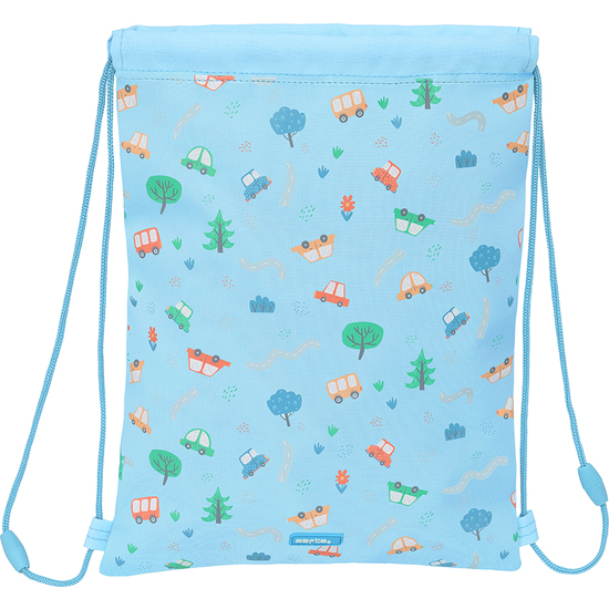 SACO PLANO JUNIOR SAFTA PREESCOLAR "COCHES" image 0