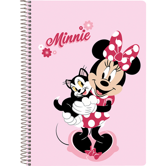LIBRETA CUARTO 80 H. TAPAS DURAS MINNIE MOUSE "NAIVE" image 0