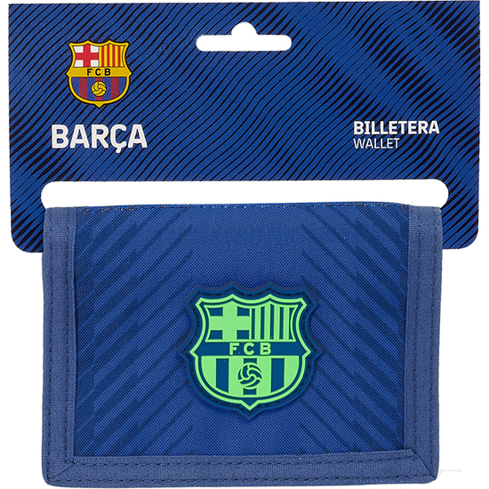 BILLETERA CON CABECERA F.C. BARCELONA NAVY BLUE image 0