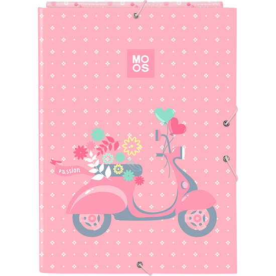 CARPETA FOLIO 3 SOLAPAS MOOS "PASSION" image 0