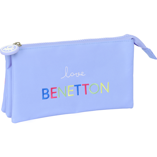 PORTATODO TRIPLE BENETTON "LILA" image 0