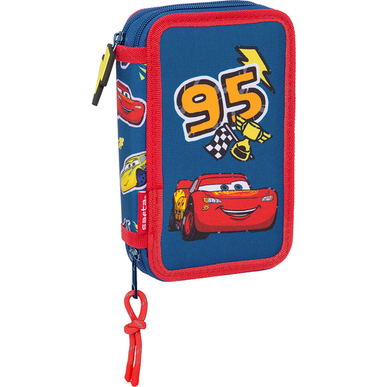 PLUMIER DOBLE PQÑO 29 PCS CARS "RACING" image 0