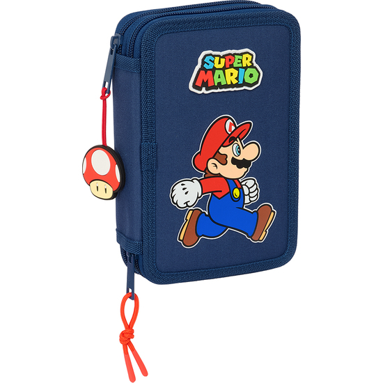 PLUMIER DOBLE PQÑO 29 PCS SUPER MARIO "TRICK" image 0