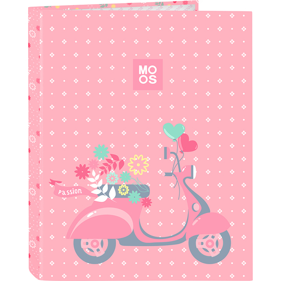 CARPETA FOLIO 4 ANI.MIXTAS MOOS "PASSION" image 0