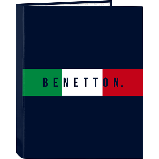 CARPETA FOLIO 4 ANI.MIXTAS BENETTON "FLAG" image 0