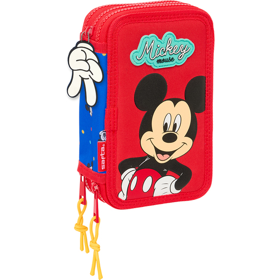 PLUMIER TRIPLE 37 PCS MICKEY MOUSE "GOOD DAY" image 0