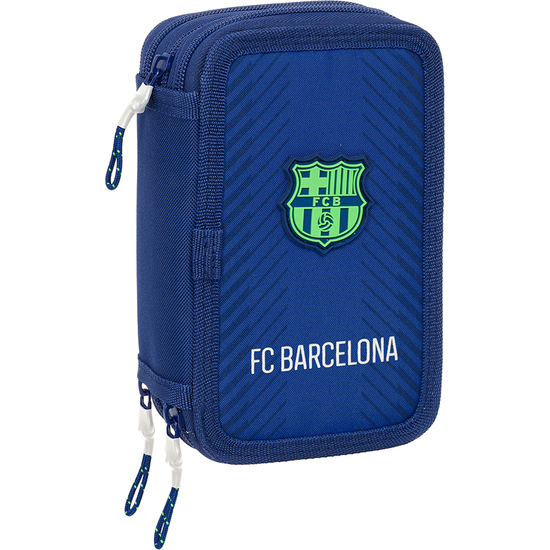 PLUMIER TRIPLE 37 PCS F.C. BARCELONA NAVY BLUE image 0