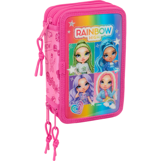 PLUMIER TRIPLE 37 PCS RAINBOW HIGH "SHINE" image 0