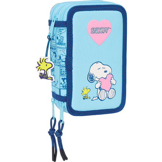 PLUMIER TRIPLE 37 PCS SNOOPY "LOVE" image 0