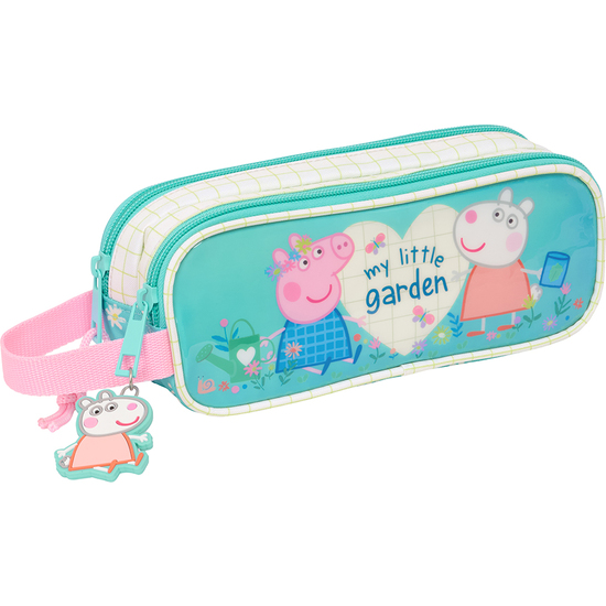 PORTATODO DOBLE PEPPA PIG "PRETTY FLOWERS" image 0