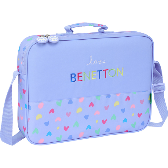CARTERA EXTRAESCOLARES BENETTON "LILA" image 0