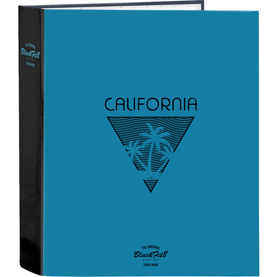 CARPETA F. 4 ANILLAS 35MM LOMO ANCHO BLACKFIT8 "CALIFORNIA" image 0