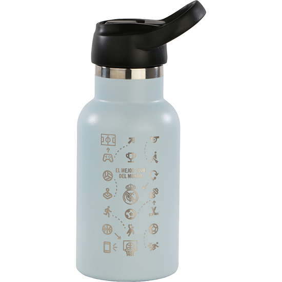 BOTELLA TERMO 350ML REAL MADRID 3ª EQUIPACION image 0