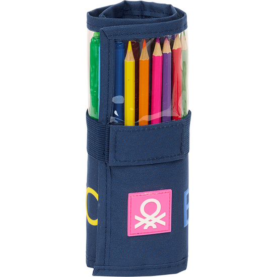 PLUMIER ENROLLABLE 27 PCS. BENETTON "DAMERO" image 0