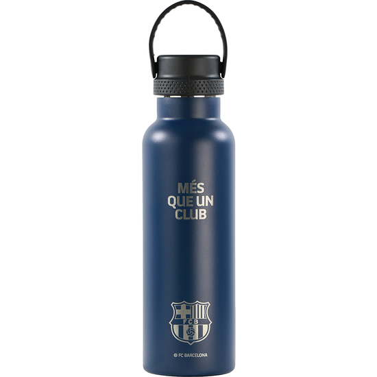 BOTELLA TERMO 600ML F.C. BARCELONA NAVY BLUE image 0