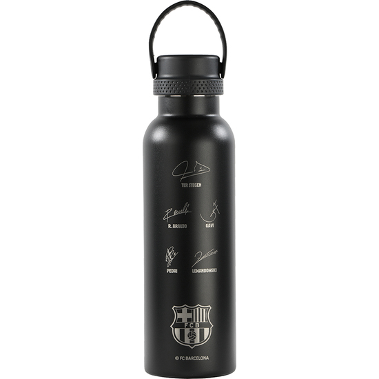 BOTELLA TERMO 600ML F.C.BARCELONA "BLACK" image 0