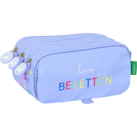 PORTATODO TRIPLE BIG BENETTON "LILA" image 0