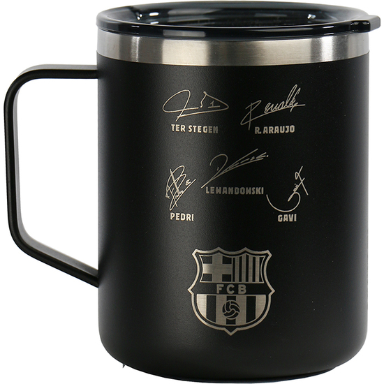 TAZA TERMO 400ML F.C. BARCELONA NAVY BLUE image 0