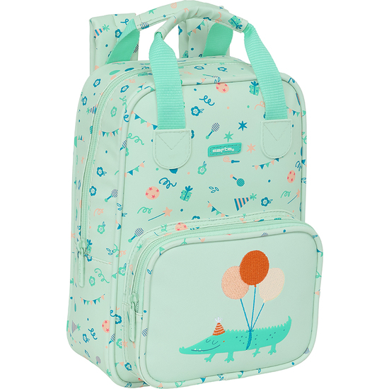 MOCHILA INFANTIL CON ASAS SAFTA PREESCOLAR "FIESTA" image 0
