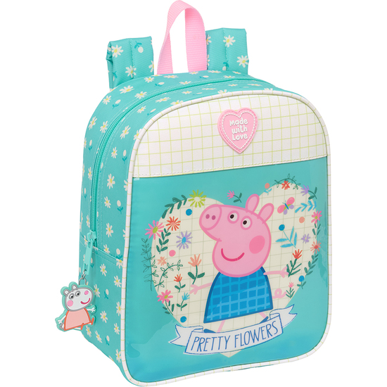 MOCHILA GUARDERIA ADAPT.CARRO PEPPA PIG "PRETTY FLOWERS" image 0