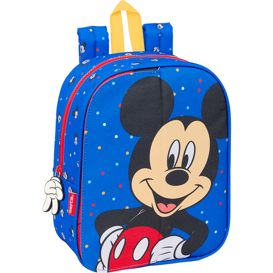 MOCHILA GUARDERIA ADAPT.CARRO INTERCAMBI MICKEY MOUSE "GOOD DAY" image 0