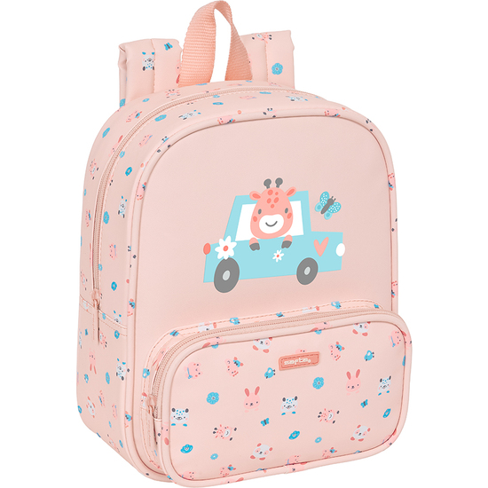 MOCHILA GUARDERIA C/BOLSILLO SAFTA PREESCOLAR "JIRAFA" image 0