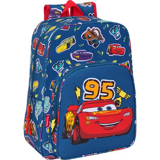 MOCHILA INFANTIL ADAPT.CARRO CARS "RACING" image 0