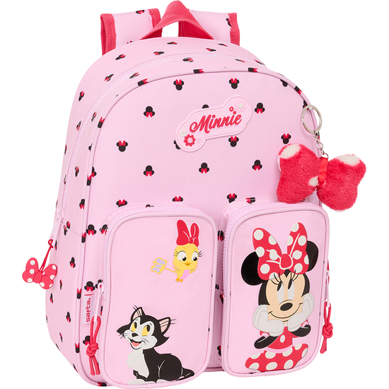 MOCHILA INFANTIL BOLSILLOS ADAPT.CARRO MINNIE MOUSE "NAIVE" image 0
