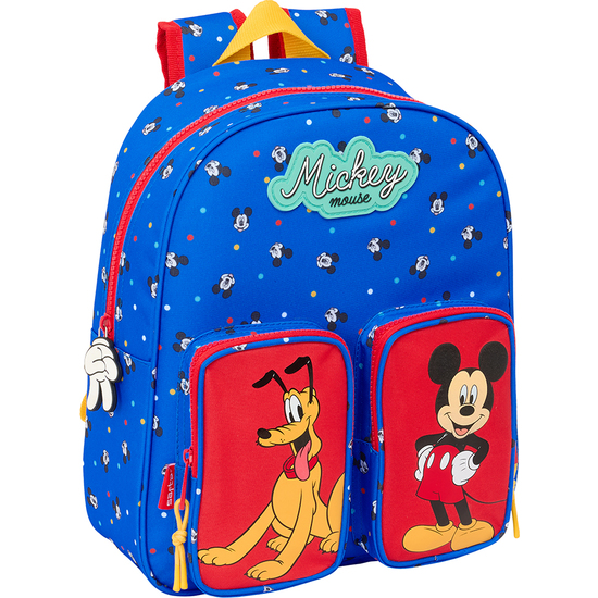MOCHILA INFANTIL BOLSILLOS ADAPT.CARRO MICKEY MOUSE "GOOD DAY" image 0