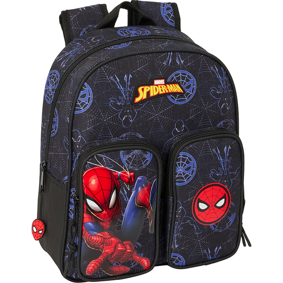 MOCHILA INFANTIL BOLSILLOS ADAPT.CARRO SPIDER-MAN "ATTACK" image 0