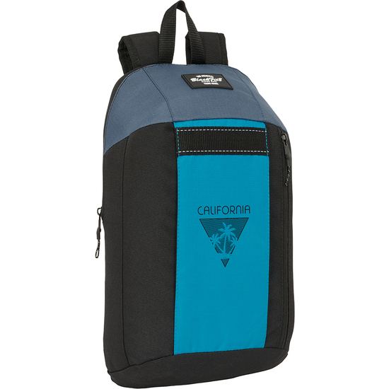 MINI MOCHILA CREMALLERA VERTICAL RECICL. BLACKFIT8 "CALIFORNIA" image 0