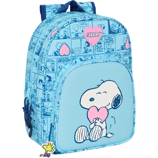 MOCHILA INFANTIL ADAPT.CARRO SNOOPY "LOVE" image 0