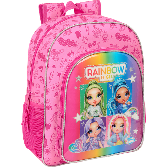 MOCHILA JUNIOR ADAPT.CARRO RAINBOW HIGH "SHINE" image 0