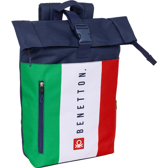 MOCHILA SOLAPA PARA PORTATIL 15,6 BENETTON "FLAG" image 0