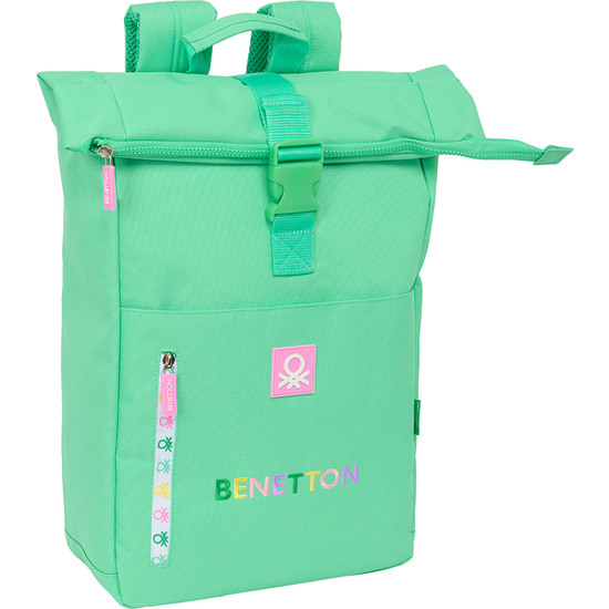 MOCHILA SOLAPA PARA PORTATIL 15,6 BENETTON "MINT" image 0
