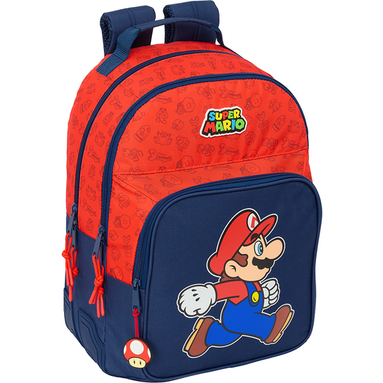 MOCHILA DOBLE ADAPT.CARRO SUPER MARIO "TRICK" image 0